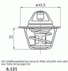 BEHR THERMOT-TRONIK 6.121.83 (612183) Thermostat, coolant