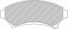 FERODO FDB1265 Brake Pad Set, disc brake