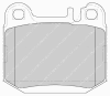 FERODO FDB1512 Brake Pad Set, disc brake