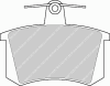 FERODO FSL222 Brake Pad Set, disc brake