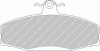 FERODO FDB610B Brake Pad Set, disc brake
