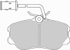 FERODO FDB651 Brake Pad Set, disc brake