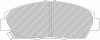 FERODO FSL904 Brake Pad Set, disc brake