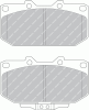 FERODO FDB986 Brake Pad Set, disc brake