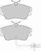 FERODO FVR1519 Brake Pad Set, disc brake