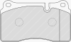 FERODO FDB1996 Brake Pad Set, disc brake