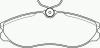 BREMBO P24039 Brake Pad Set, disc brake