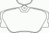 BREMBO P50008 Brake Pad Set, disc brake