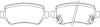 BREMBO P59038 Brake Pad Set, disc brake
