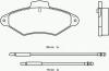 BREMBO P61052 Brake Pad Set, disc brake