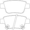 BREMBO P83047 Brake Pad Set, disc brake
