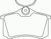 BREMBO P85017 Brake Pad Set, disc brake