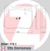 ZIMMERMANN 20341.175.1 (203411751) Brake Pad Set, disc brake