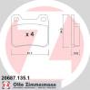 ZIMMERMANN 20687.135.1 (206871351) Brake Pad Set, disc brake