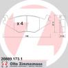 ZIMMERMANN 20889.173.1 (208891731) Brake Pad Set, disc brake