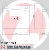 ZIMMERMANN 21035.155.1 (210351551) Brake Pad Set, disc brake