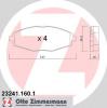 ZIMMERMANN 23241.160.1 (232411601) Brake Pad Set, disc brake