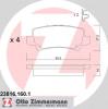 ZIMMERMANN 23816.160.1 (238161601) Brake Pad Set, disc brake