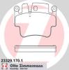 ZIMMERMANN 23329.170.1 (233291701) Brake Pad Set, disc brake