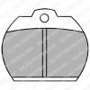 DELPHI LP119 Brake Pad Set, disc brake