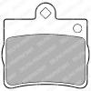DELPHI LP1402 Brake Pad Set, disc brake