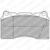 DELPHI LP1422 Brake Pad Set, disc brake