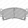 DELPHI LP1590 Brake Pad Set, disc brake