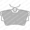 DELPHI LP1745 Brake Pad Set, disc brake