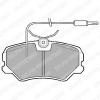 DELPHI LP564 Brake Pad Set, disc brake