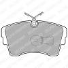 DELPHI LP603 Brake Pad Set, disc brake