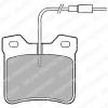 DELPHI LP667 Brake Pad Set, disc brake