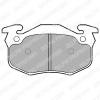 DELPHI LP836 Brake Pad Set, disc brake