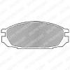 DELPHI LP983 Brake Pad Set, disc brake