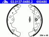 ATE 03.0137-0480.2 (03013704802) Brake Shoe Set