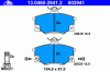 ATE 13.0460-2941.2 (13046029412) Brake Pad Set, disc brake