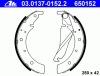 ATE 03.0137-0152.2 (03013701522) Brake Shoe Set
