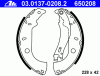 ATE 03.0137-0208.2 (03013702082) Brake Shoe Set