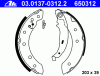 ATE 03.0137-0312.2 (03013703122) Brake Shoe Set