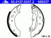 ATE 03.0137-0337.2 (03013703372) Brake Shoe Set