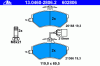 ATE 13.0460-2806.2 (13046028062) Brake Pad Set, disc brake