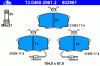 ATE 13.0460-2961.2 (13046029612) Brake Pad Set, disc brake