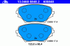 ATE 13.0460-5848.2 (13046058482) Brake Pad Set, disc brake