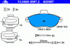 ATE 13.0460-3957.2 (13046039572) Brake Pad Set, disc brake