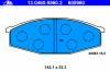 ATE 13.0460-5960.2 (13046059602) Brake Pad Set, disc brake