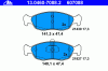 ATE 13.0460-7088.2 (13046070882) Brake Pad Set, disc brake