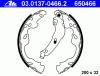 ATE 03.0137-0466.2 (03013704662) Brake Shoe Set