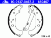 ATE 03.0137-0467.2 (03013704672) Brake Shoe Set