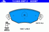 ATE 13.0460-3987.2 (13046039872) Brake Pad Set, disc brake