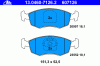 ATE 13.0460-7126.2 (13046071262) Brake Pad Set, disc brake