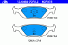 ATE 13.0460-7075.2 (13046070752) Brake Pad Set, disc brake
